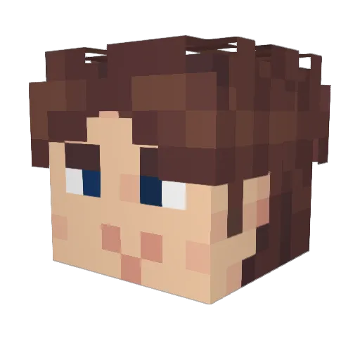 dirijabl228 Minecraft avatar head, 3D render