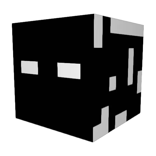 dirriyy Minecraft avatar head, 3D render