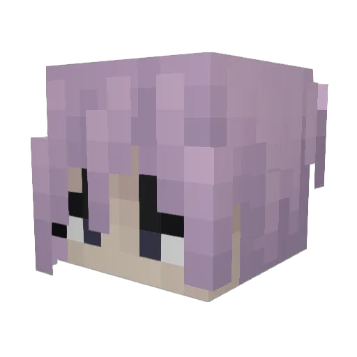 dirt_eater_23 Minecraft avatar head, 3D render