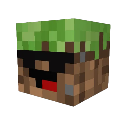 dirtwarrior4 Minecraft avatar head, 3D render