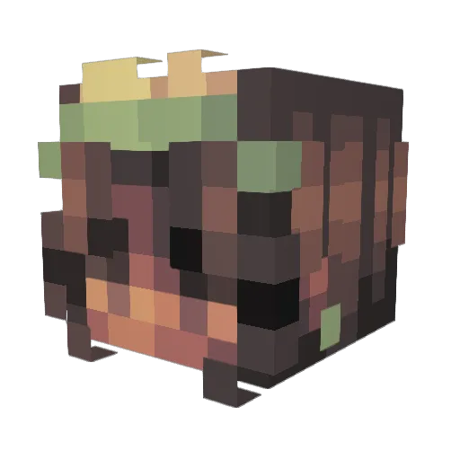 dirtydevil6326 Minecraft avatar head, 3D render