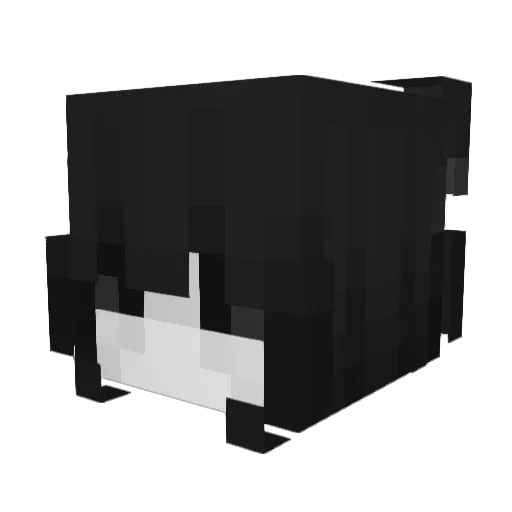 dirtylisa Minecraft avatar head, 3D render