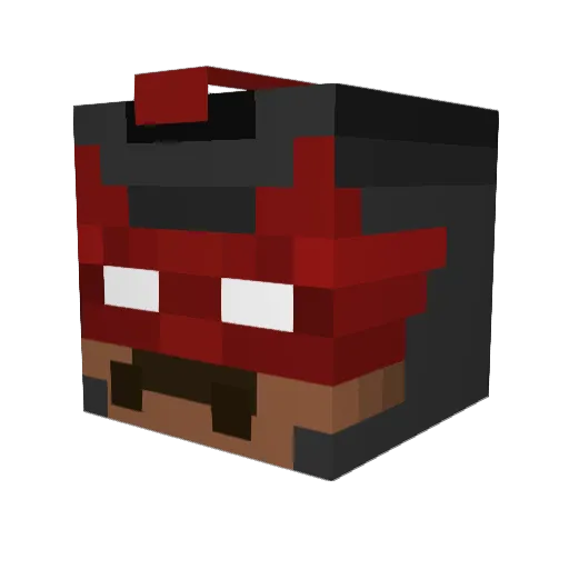 dirtyvic1 Minecraft avatar head, 3D render