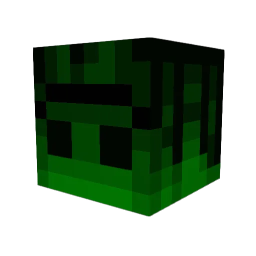 disam3nity Minecraft avatar head, 3D render