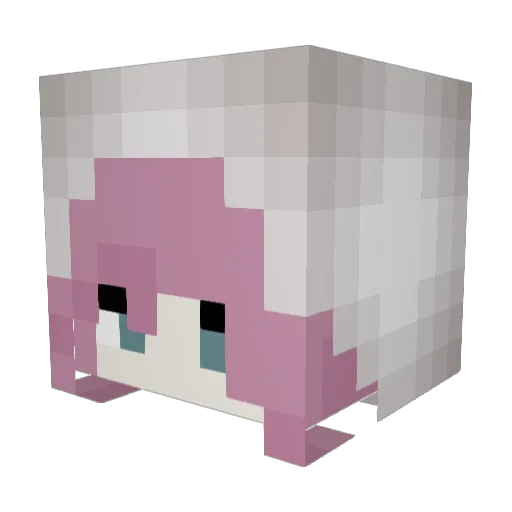 disasterology07 Minecraft avatar head, 3D render