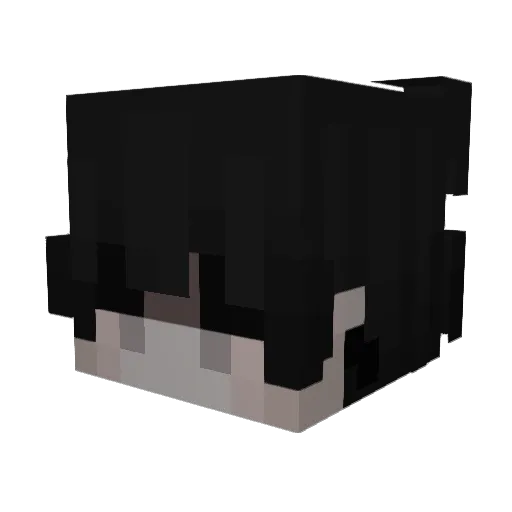 discarrd Minecraft avatar head, 3D render