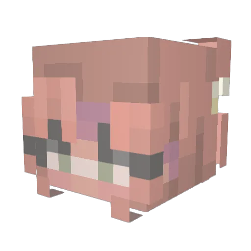 discokitten12 Minecraft avatar head, 3D render