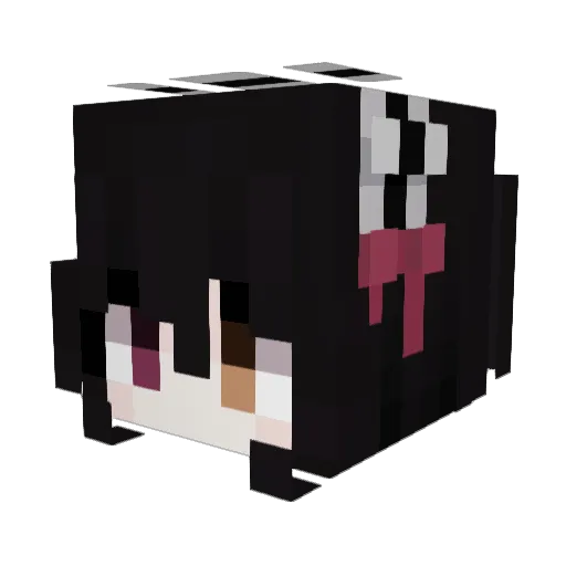 discopuppy2624 Minecraft avatar head, 3D render