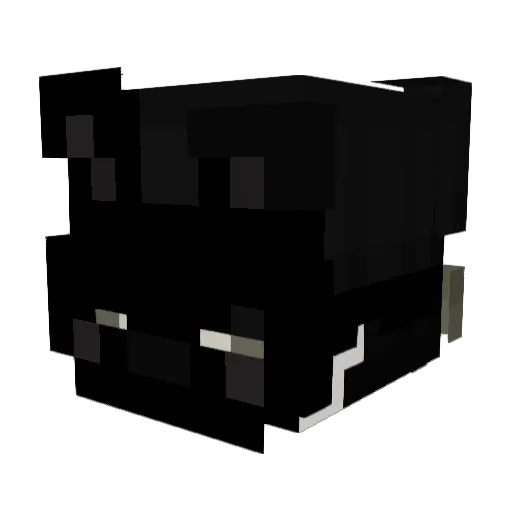discor_ Minecraft avatar head, 3D render