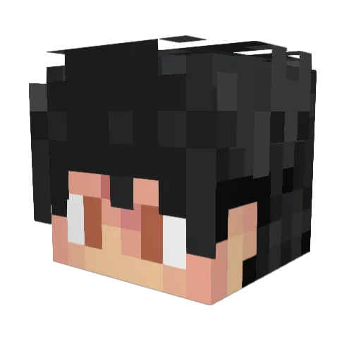 discountcutz Minecraft avatar head, 3D render