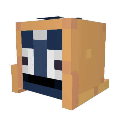 discountslav Minecraft avatar head, 3D render