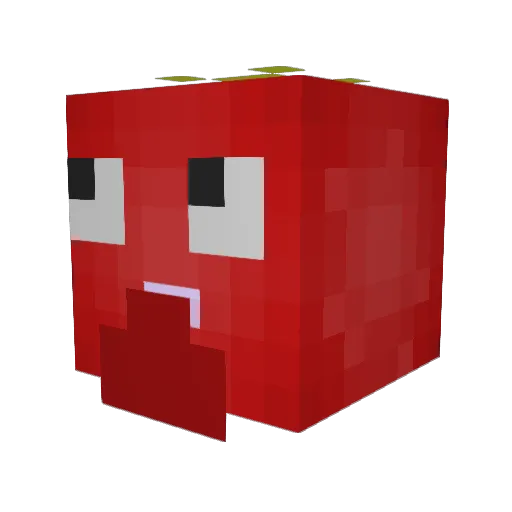 discoveryyyyy Minecraft avatar head, 3D render