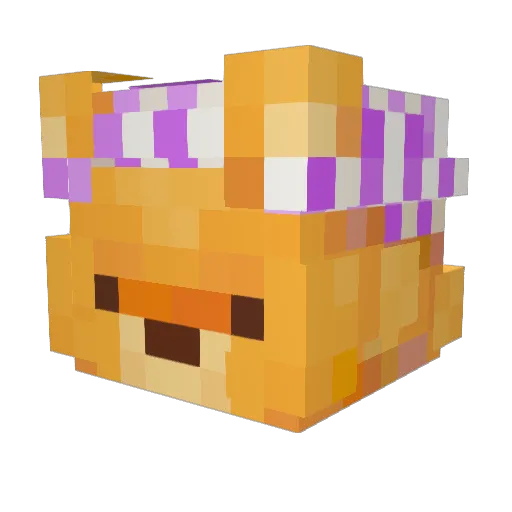 discryeet_yam Minecraft avatar head, 3D render