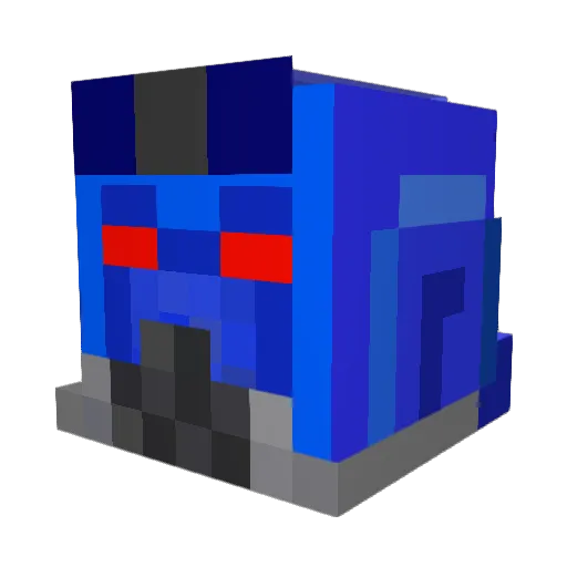 discusfish998 Minecraft avatar head, 3D render