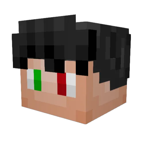 disdez Minecraft avatar head, 3D render
