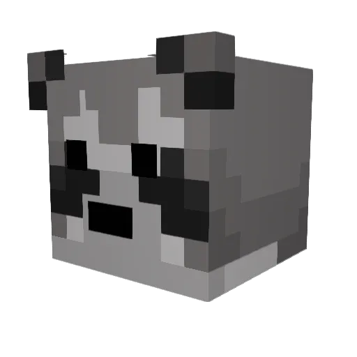 diseased_Giraff Minecraft avatar head, 3D render