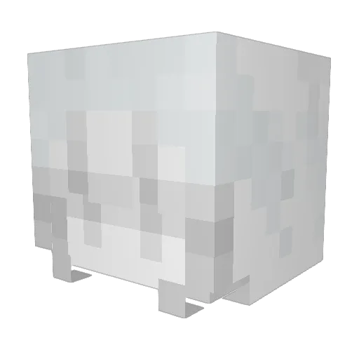 dishonest Minecraft avatar head, 3D render
