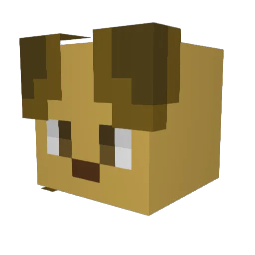 dishsoapm Minecraft avatar head, 3D render