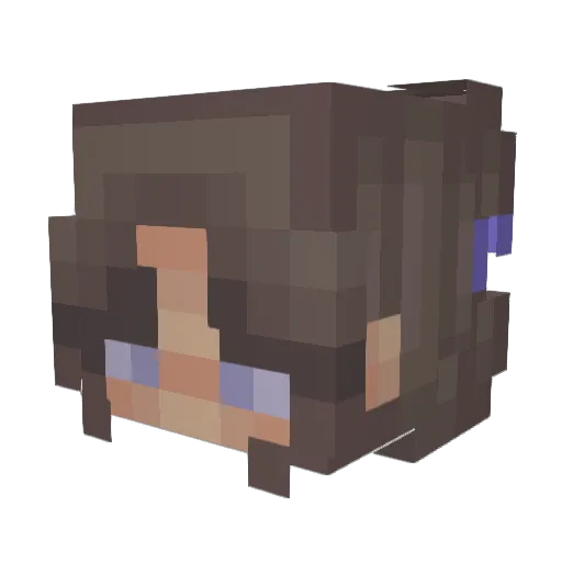 dislocated_arms Minecraft avatar head, 3D render