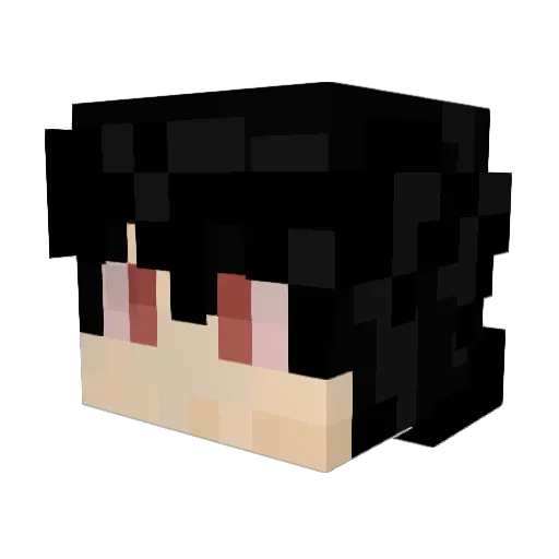dismalunicorn74 Minecraft avatar head, 3D render