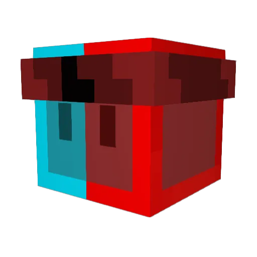 dismemberme Minecraft avatar head, 3D render