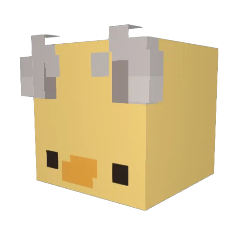 disneyritozx_ Minecraft avatar head, 3D render