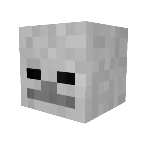 dispensedpez Minecraft avatar head, 3D render