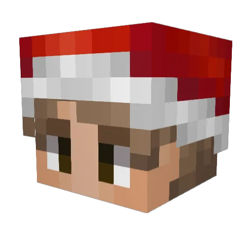 disquisedToast Minecraft avatar head, 3D render