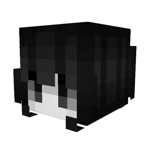 dissikissy Minecraft avatar head, 3D render