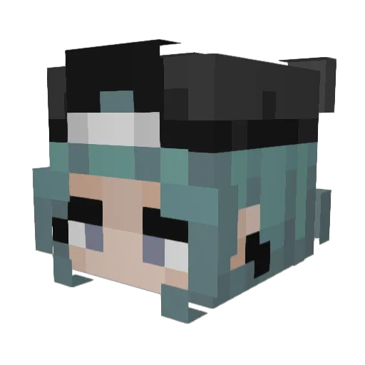 disslarry Minecraft avatar head, 3D render