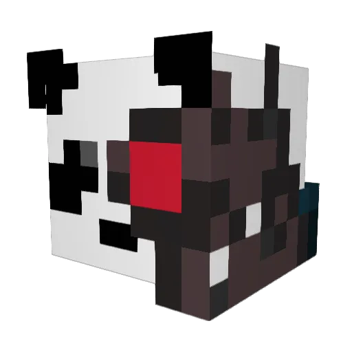 distant_stardust Minecraft avatar head, 3D render