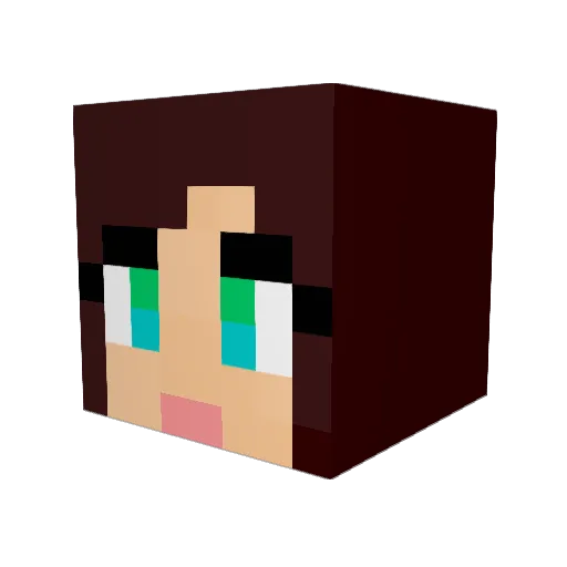 distantshipsmoke Minecraft avatar head, 3D render