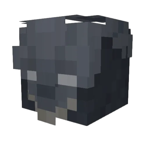 distimiav8 Minecraft avatar head, 3D render