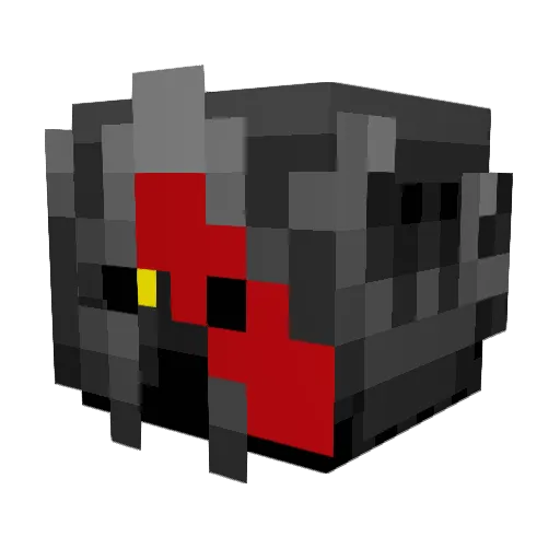 distryer1 Minecraft avatar head, 3D render