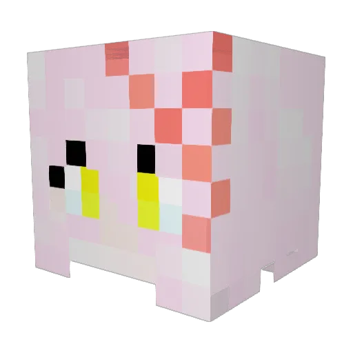 dita1017 Minecraft avatar head, 3D render