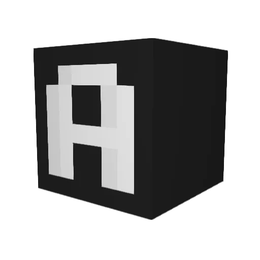 ditbonjour Minecraft avatar head, 3D render