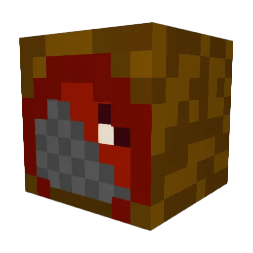 ditoman Minecraft avatar head, 3D render