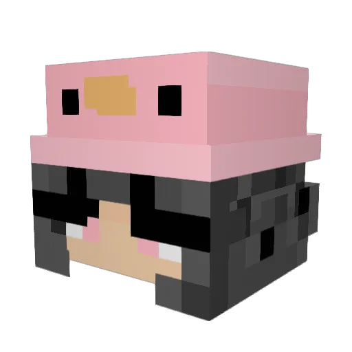 dittooxd Minecraft avatar head, 3D render