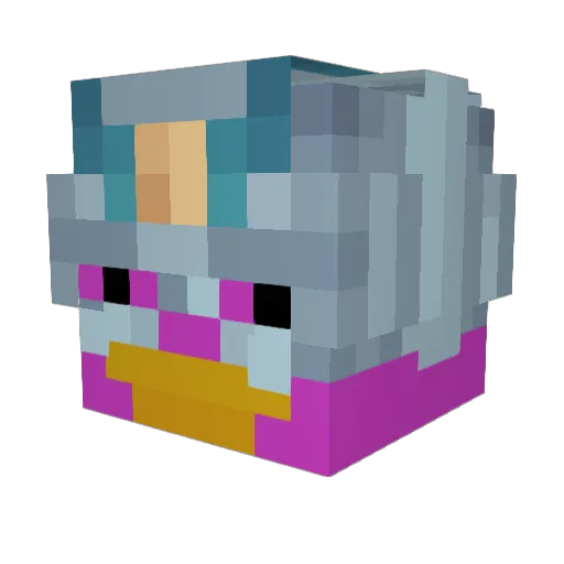 dittoxd1 Minecraft avatar head, 3D render
