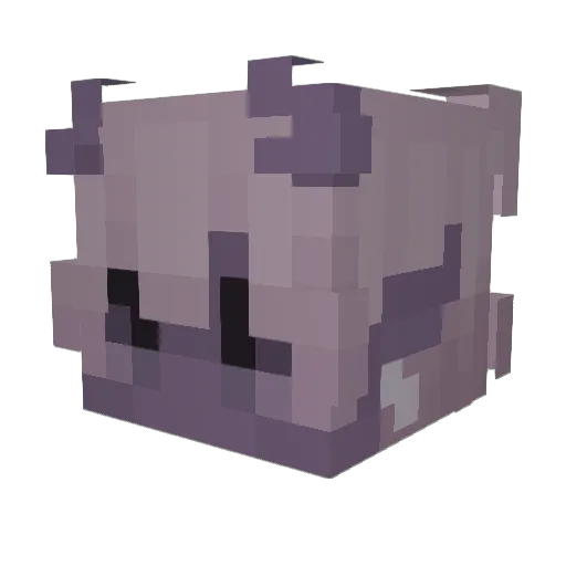 dittx Minecraft avatar head, 3D render
