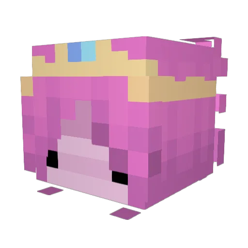 ditzier Minecraft avatar head, 3D render