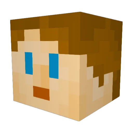 diva27 Minecraft avatar head, 3D render