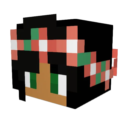 divagirl7 Minecraft avatar head, 3D render