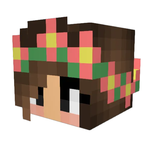 divine_equine7 Minecraft avatar head, 3D render