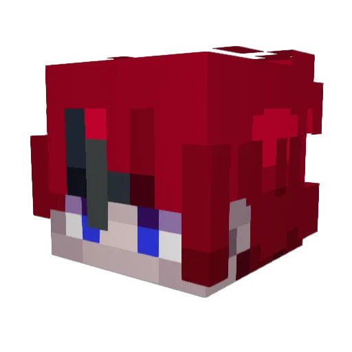 divinedragons Minecraft avatar head, 3D render