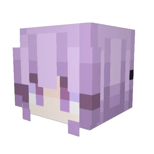 divinejess Minecraft avatar head, 3D render