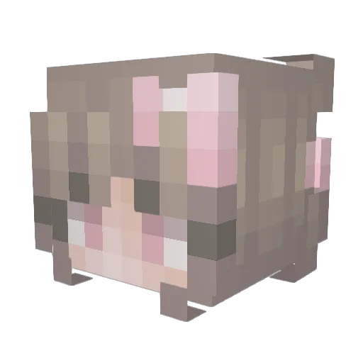 divinemellow Minecraft avatar head, 3D render