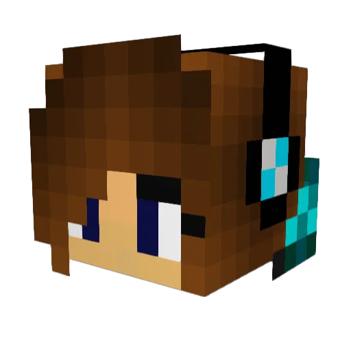 divinevoid03 Minecraft avatar head, 3D render
