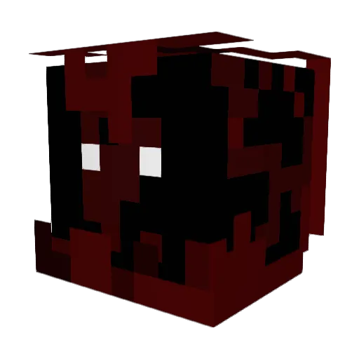 divipix667 Minecraft avatar head, 3D render