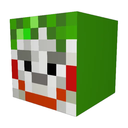 dizzypanda88 Minecraft avatar head, 3D render